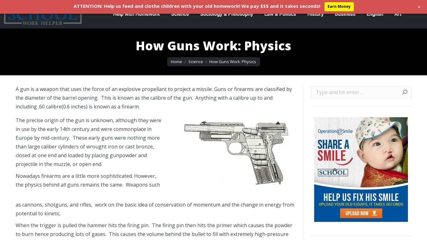 How Guns Work: Physics | SchoolWorkHelper